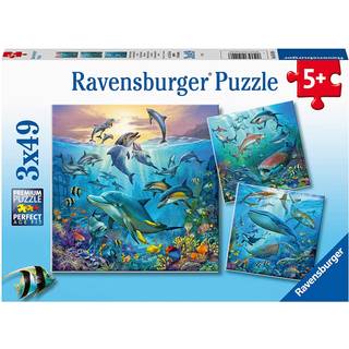 Ravensburger Puslespil Liv i Havet 3x49 Brikker