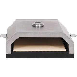 Pizzaovn Med Keramisk Sten Til Gas- Eller Kulgrill