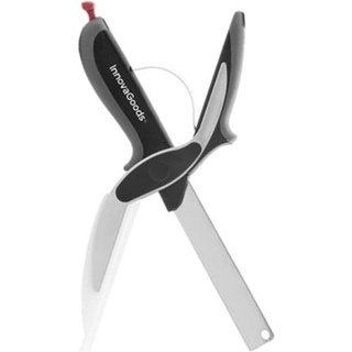 Kitchen Foodies Køkken Kniv/Saks Med Integreret Mini Skærebræt