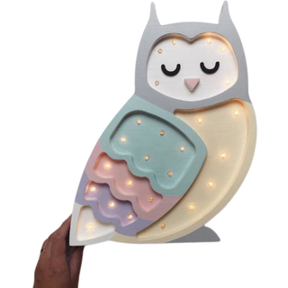 Little Lights Lampe Ugle, Multi