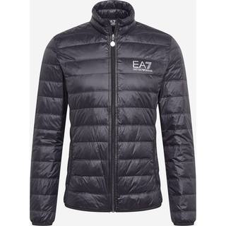 EA7 Herren Daunenjacke schwarz unifarben