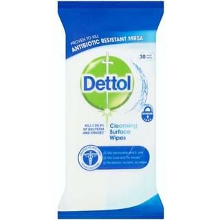 Dettol Antibacterial Cleansing Surface Wipes - 30 stk