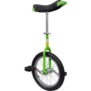 Ethjulet cykel 16 tommer justerbar grøn