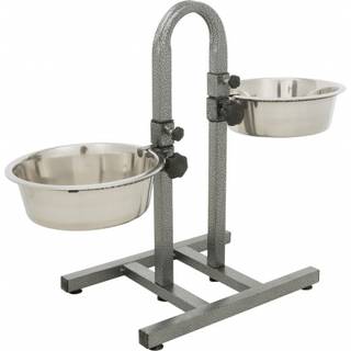 Trixie Dog bar height adjustable stainless steel/metal 2 × 2.8 l/ø 24 cm