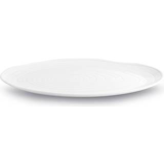 Pillivuyt Boulogne oval tallerken eller fad - 34 cm x 20 cm