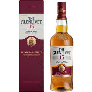 The Glenlivet 15 Years French Oak 70cl Whisky med gaveæske