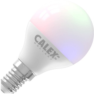 Calex Smart LED krone P45 E14 240V 4,9W 2200-4000K + RGBW