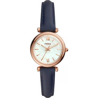 Fossil ES4502 Carlie Mini Hvid/Læder Ø28 mm