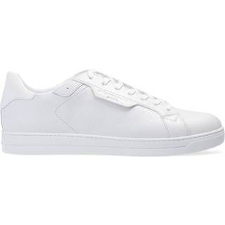 MK Keating Pebbled Leather Trainers - White - Michael Kors - EU 44.5