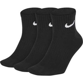 Nike Everyday Lightweight Sports Socks 3 Pack - Black, White, Size 42-46 - black