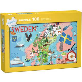 Kärnan Puslespil Sverige 100 Brikker