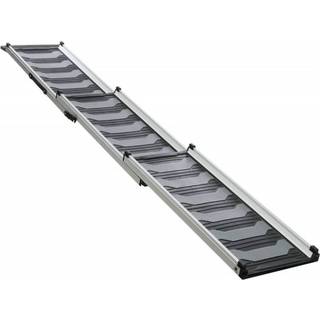 Trixie 3-Step Telescope Ramp aluminium/plastic/TPR 40 × 78-175 cm 6.8 kg black/grey