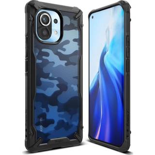 Xiaomi Mi 11 Ringke Fusion X Cover - Sort Camo