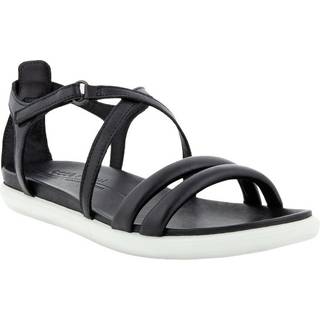 ECCO Simpil Sandal - Flade sandaler i læder til damer - Sort - Size: 36 (UK 3.5-4)
