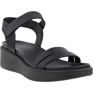 ECCO Flowt Wedge LX W - Sandaler i læder med kilehæl til damer - Sort - Size: 39 (UK 6)