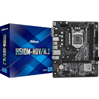 ASRock H410M-H/M.2 SE - motherboard - micro ATX - LGA1200 Socket - H370 Bundkort - Intel H370 - Intel LGA1200 socket - DDR4 RAM - Micro-ATX