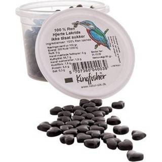 Kingfisher 100% Ren Hjerte Lakrids (75 g)