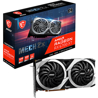 MSI Radeon RX 6700 XT MECH 2X - 12GB GDDR6 RAM - Grafikkort