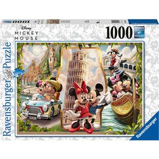 Ravensburger Disney Mickey Mouse puslespil 1000 brikker - Mickey og Minnie på ferie