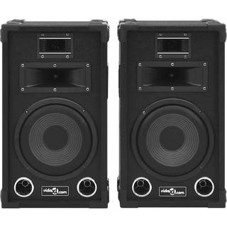 prof. passive hi-fi-scenehøjttalere 2 stk. 800 W sort