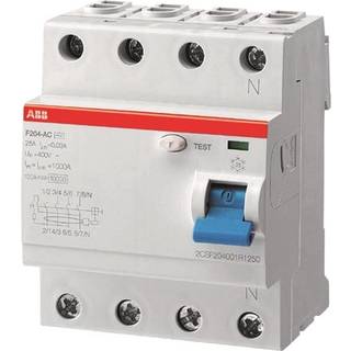 ABB Fejlstrømsafbryder pfi 40A 4 polet 300MA F204A-40/0,3