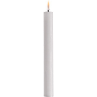 Deluxe Homeart hvide LED Kronelys 15cm 2 stk.