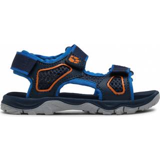 Jack Wolfskin Kids' Taraco Beach Sandal Blue/Orange, blue / orange, 26