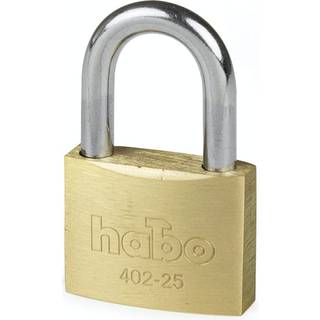 Habo Hængelås 402, messing 402-25