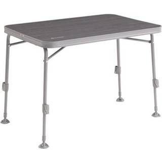 Outwell Coledale Campingbord størrelse 68 x 100 x 56-72 cm farve grå