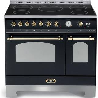 Komfur - Dolce Vita 90 cm (2 ovne) (Sort/Messing) Induktion