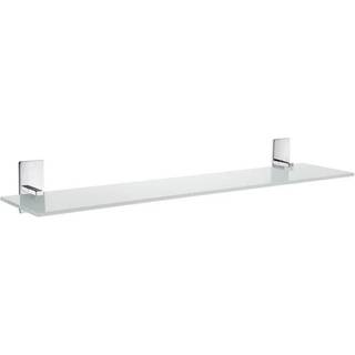Badeværelseshylde Smedbo Pool ZK247 Matteret Glas/Poleret Krom