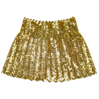 Guld paillet nederdel