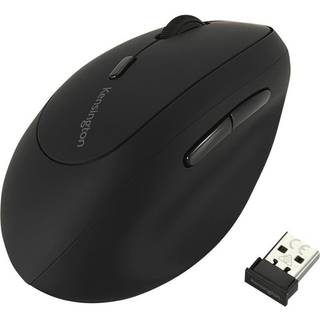 Kensington Pro Fit Ergo Wireless Mouse - Vertical mouse - 6 knapper - Sort