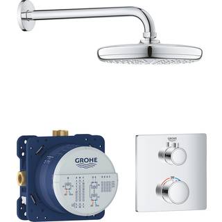 Grohe GRT sampk indby firk+brs Grohtherm Brusesæt med Tempesta 210