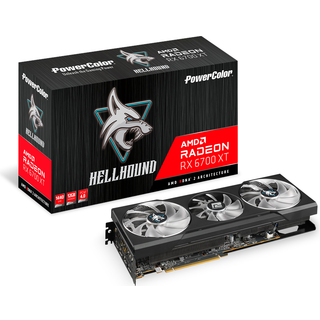PowerColor Radeon RX 6700 XT Hellhound - 12GB GDDR6 RAM - Grafikkort