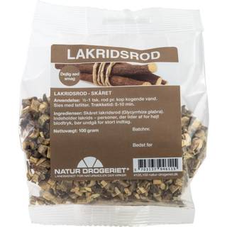 Natur Drogeriet Lakridsrod Skåret Ø - 100 g.