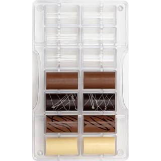 Cylinder Medium - Polycarbonat Chokoladeform, Decora