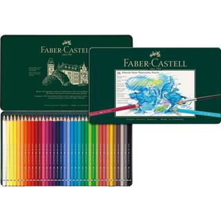 Faber Castell - Albrecht Dürer Watercolor colored pencils - Metal box with 36 pcs