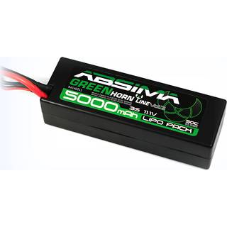 Absima - 4140011 - 11.1V Lipo batteri med 5000 mAh, 50C i Hardcase med Deans stik