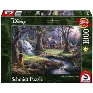 Disney - Snow White Discovers the Cottage by Thomas Kinkade 1000 Piece Schmidt Puzzle