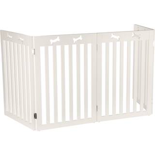Trixie Barrier MDF 4-parts 60-160 × 75 cm white