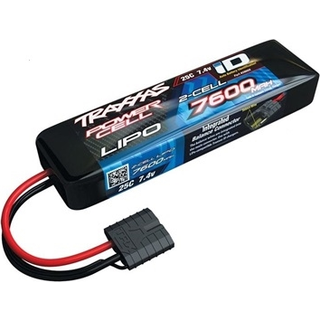 Traxxas - TRX2869x - 7,4V Lipo batteri med 7600 mAh, 25C, Softcase og Traxxas ID stik