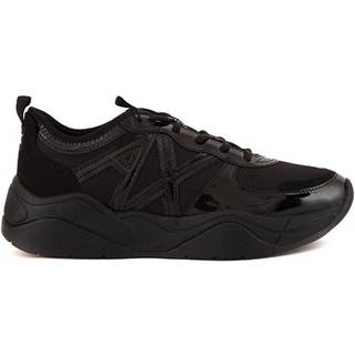 Armani Exchangetil kvinder. XDX039XV31100002 Multimateriale sko sort (39), Fast, Blonder, Casual
