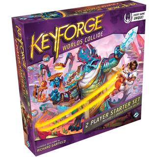 Fantasy Flight Games KeyForge Worlds Collide Two Player Starter Set | Snabbt kortspel | Strategispel för vuxna och tonåringar | Ålder 14 | 2 spel