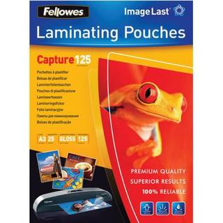 Fellowes Lamineringslommer A3 125 mic. 25/pk, Blank 5396501