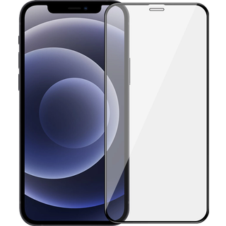 Dacota Platinum iPhone 12/12 Pro Tiger Glass 3D skærmbeskytter, sort ➞ På lager - klar til levering og afhentning