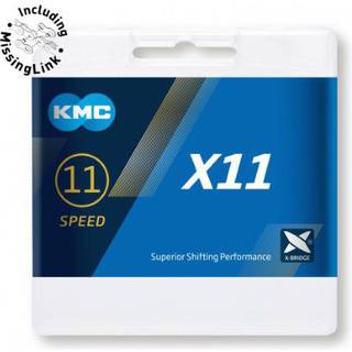 KMC X11 Kæde 11-speed 118 Led - Sølv