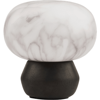 Fog Lanterne, H 13,6 cm, sort/hvid marmor