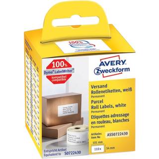 Avery Labelrulle, Shipping, 101x54mm,ASS0722430, 110stk
