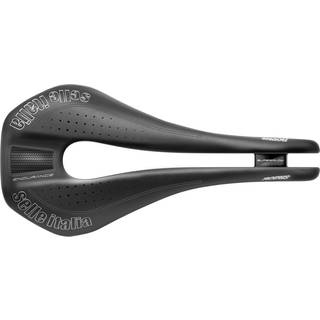 Selle Italia Novus Endurance TI 316 Superflow S3 Sadel - Sort